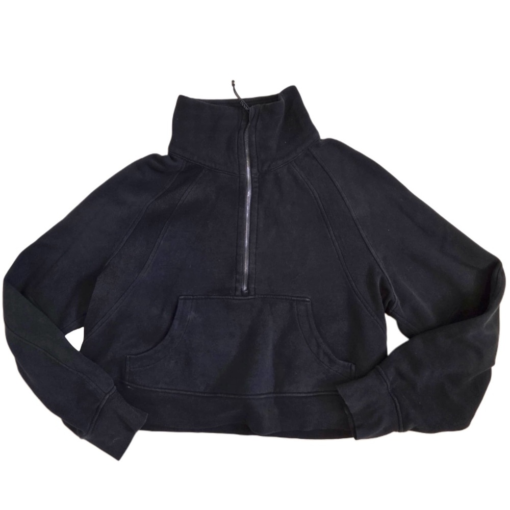 Lululemon Athletica Black Half-Zip Mock Turtleneck Pullover